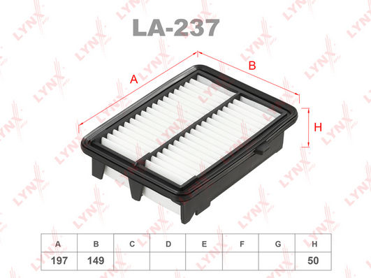 Воздушный фильтр LYNX LA237
