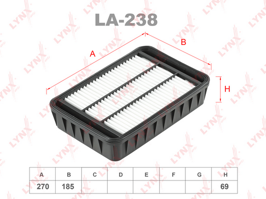 Воздушный фильтр LYNX LA238