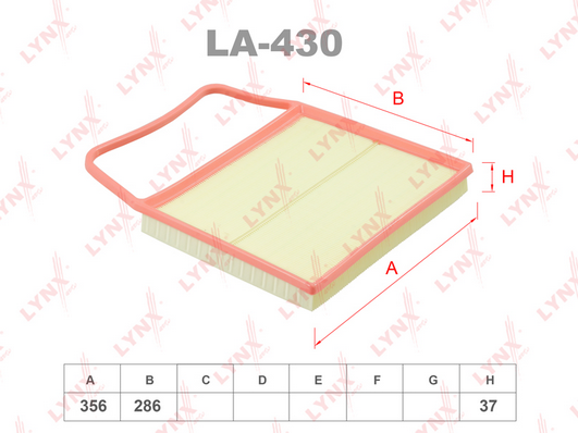 Воздушный фильтр LYNX LA430