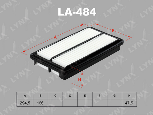 Воздушный фильтр LYNX LA484
