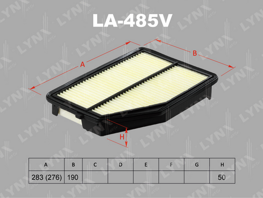 Воздушный фильтр LYNX LA485V