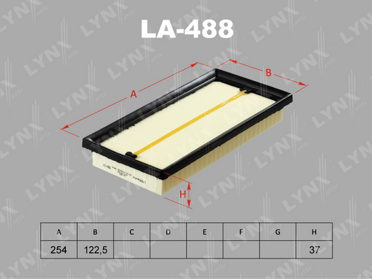 Воздушный фильтр LYNX LA488