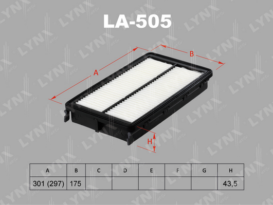 Воздушный фильтр LYNX LA505