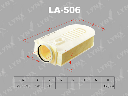 Воздушный фильтр LYNX LA506