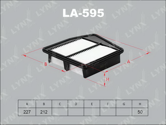 Воздушный фильтр LYNX LA595