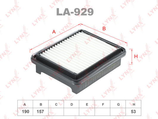 Воздушный фильтр LYNX LA929