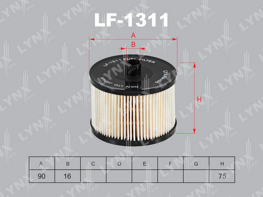 Топливный фильтр LYNX LF1311