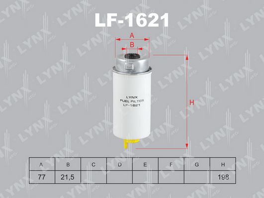 Топливный фильтр LYNX LF1621
