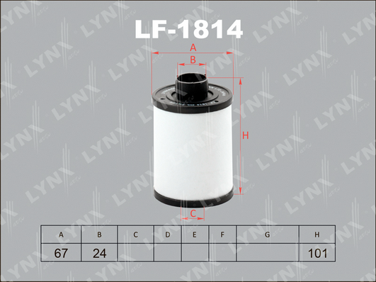 Топливный фильтр LYNX LF1814