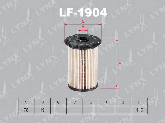 Топливный фильтр LYNX LF1904