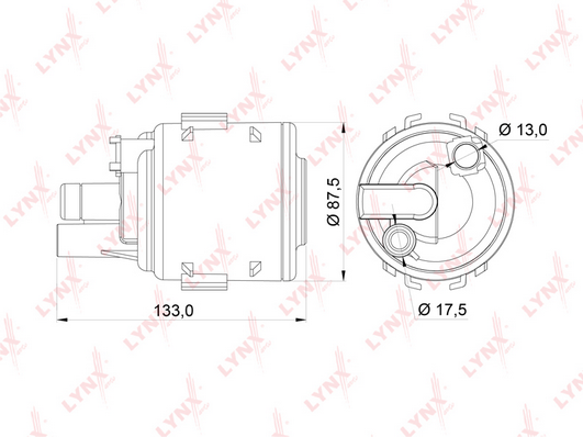 Топливный фильтр LYNX LF246M