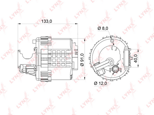 Топливный фильтр LYNX LF364M