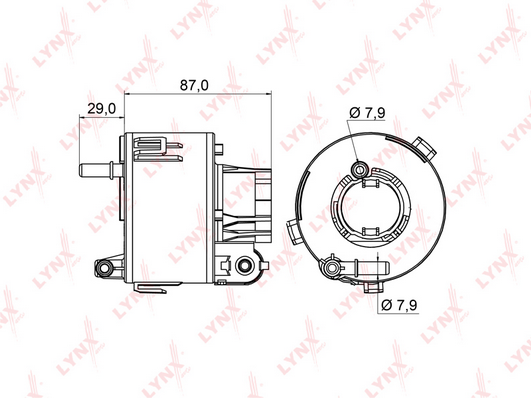 Топливный фильтр LYNX LF961M