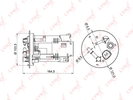 Топливный фильтр LYNX LF970M