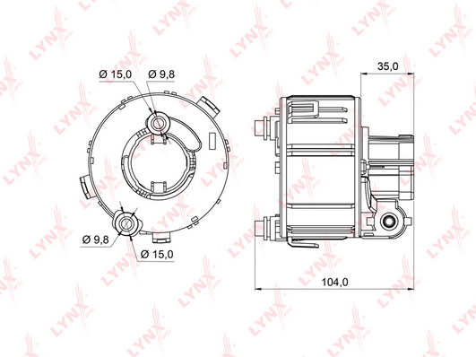 Топливный фильтр LYNX LF993M