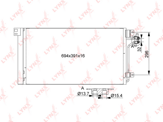 Конденсатор, кондиционер LYNX RC0524