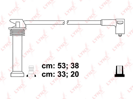 Комплект проводов зажигания LYNX SPC3037