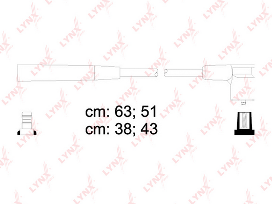 Комплект проводов зажигания LYNX SPC4610