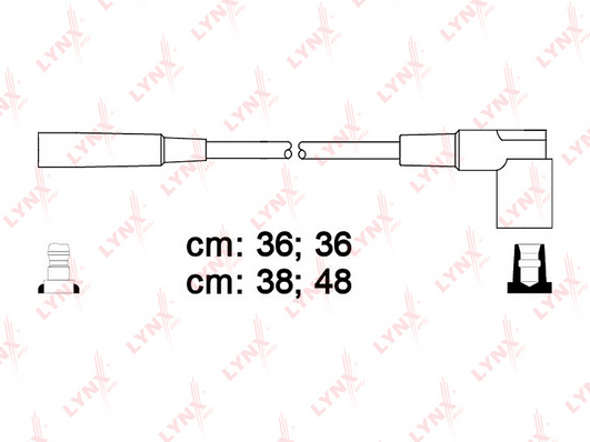 Комплект проводов зажигания LYNX SPC4615