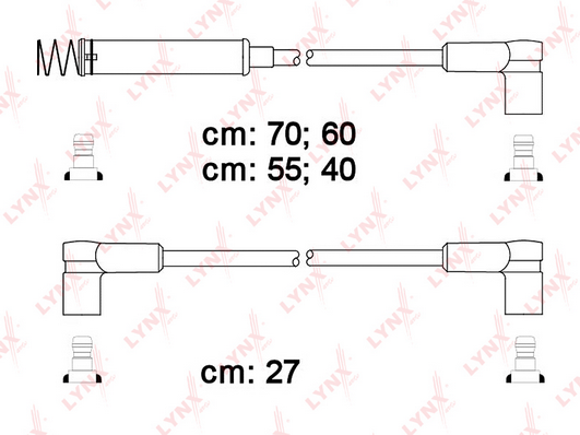 Комплект проводов зажигания LYNX SPC5908