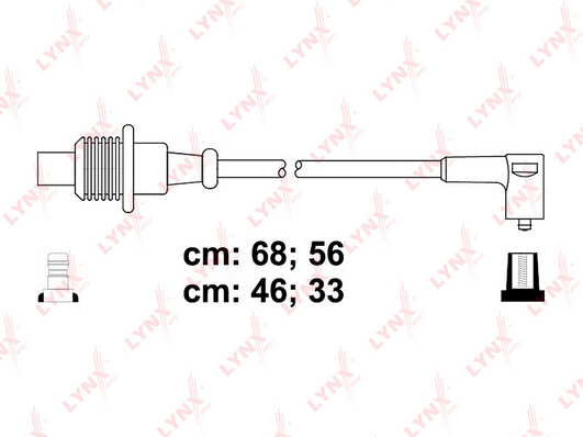 Комплект проводов зажигания LYNX SPC6125
