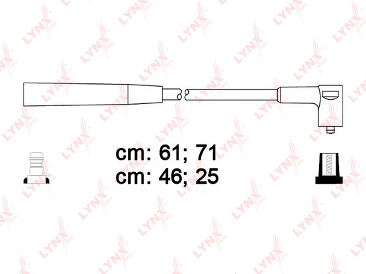 Комплект проводов зажигания LYNX SPC6915
