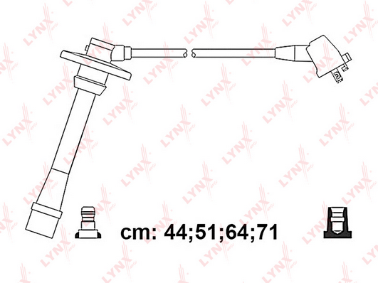 Комплект проводов зажигания LYNX SPC7551