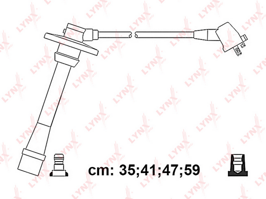 Комплект проводов зажигания LYNX SPC7570