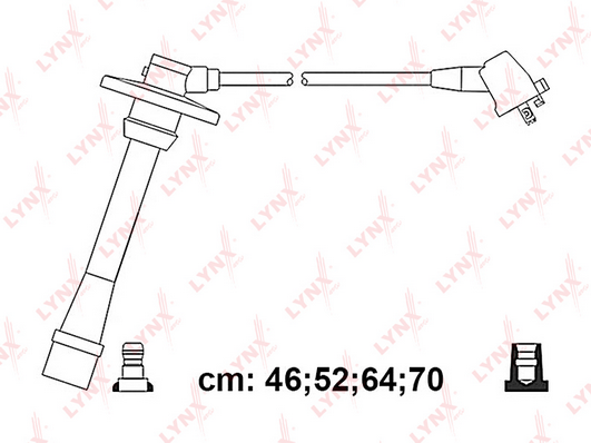 Комплект проводов зажигания LYNX SPC7574