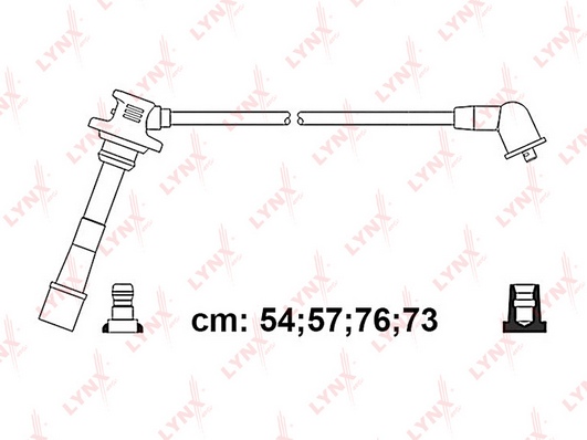 Комплект проводов зажигания LYNX SPC7576