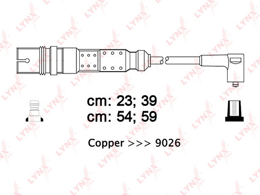 Комплект проводов зажигания LYNX SPC8013