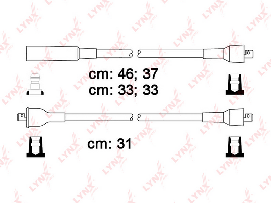 Комплект проводов зажигания LYNX SPC8101