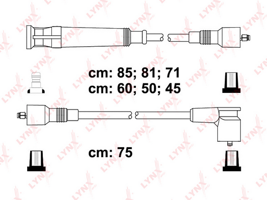 Комплект проводов зажигания LYNX SPE1404