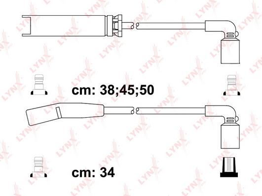 Комплект проводов зажигания LYNX SPE1803