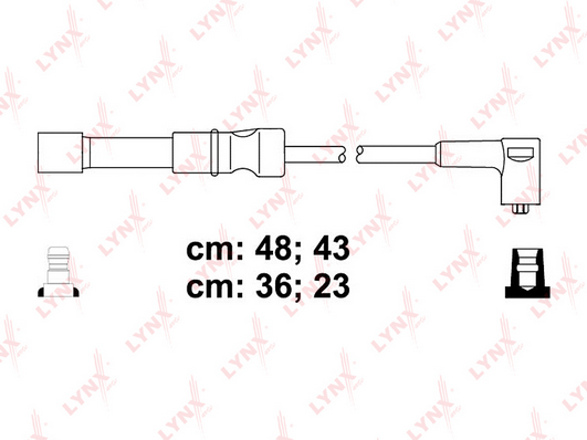 Комплект проводов зажигания LYNX SPE1808