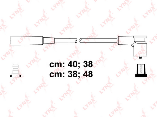 Комплект проводов зажигания LYNX SPE4614