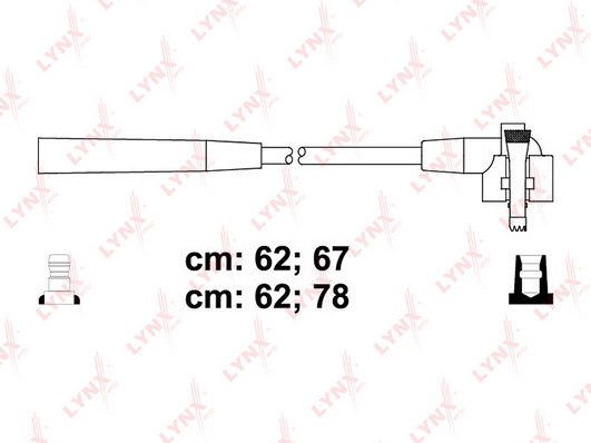 Комплект проводов зажигания LYNX SPE5106
