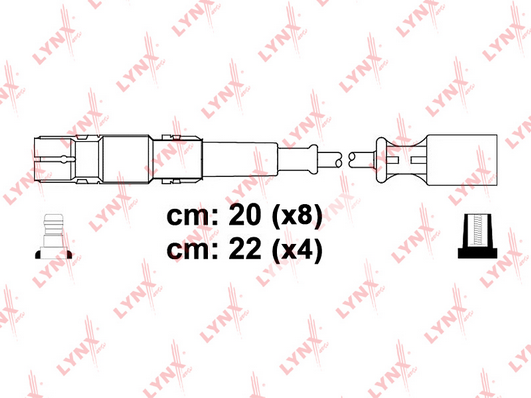 Комплект проводов зажигания LYNX SPE5322