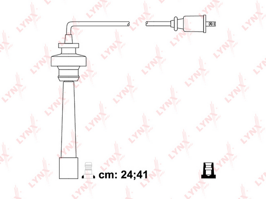 Комплект проводов зажигания LYNX SPE5517