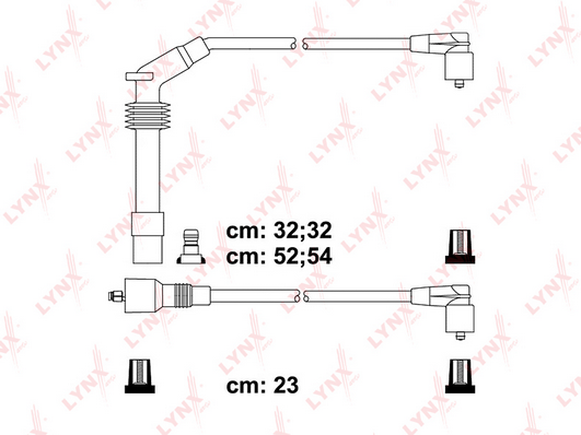 Комплект проводов зажигания LYNX SPE5936