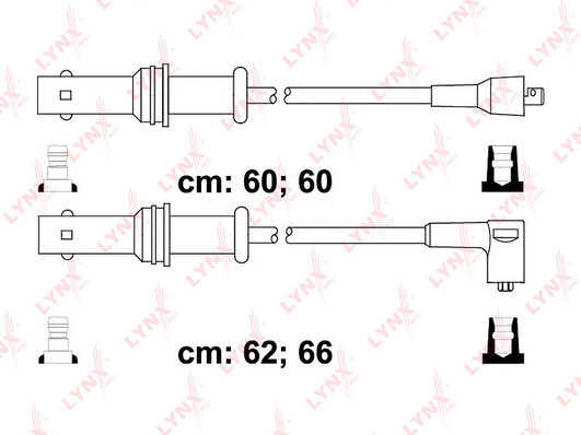 Комплект проводов зажигания LYNX SPE7106