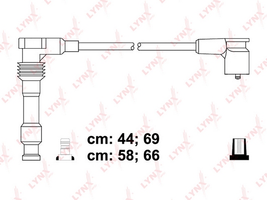 Комплект проводов зажигания LYNX SPE8011