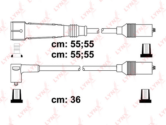Комплект проводов зажигания LYNX SPE8017