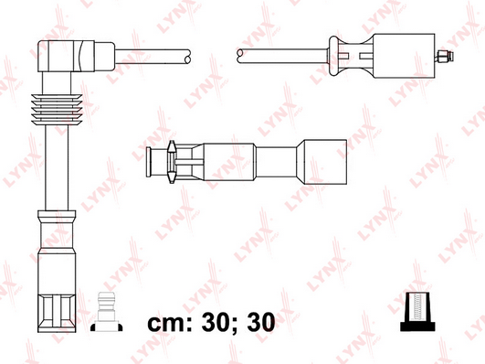 Комплект проводов зажигания LYNX SPE8030
