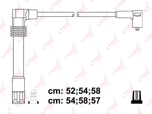 Комплект проводов зажигания LYNX SPE8035