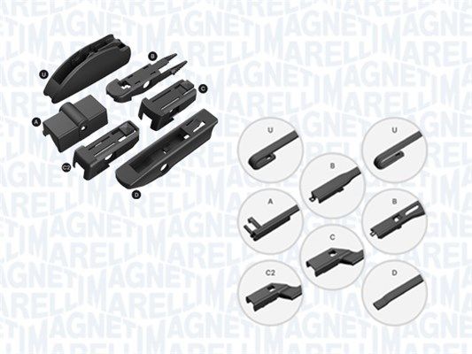 Щетка стеклоочистителя MAGNETI MARELLI 000713617700
