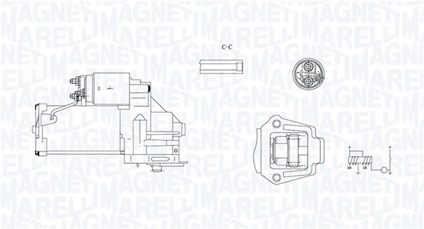 Стартер MAGNETI MARELLI 063721245010