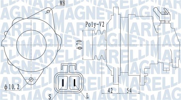 Генератор MAGNETI MARELLI 063731533010