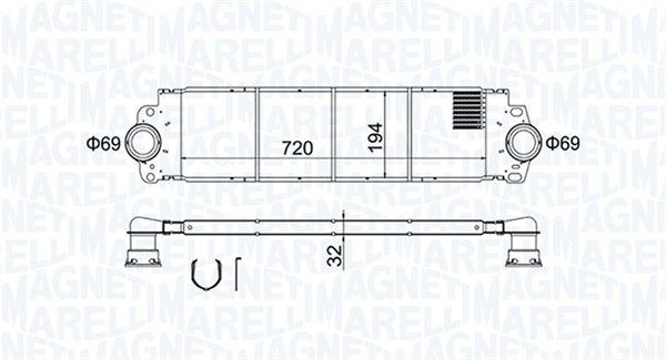 Интеркулер MAGNETI MARELLI 351319204200