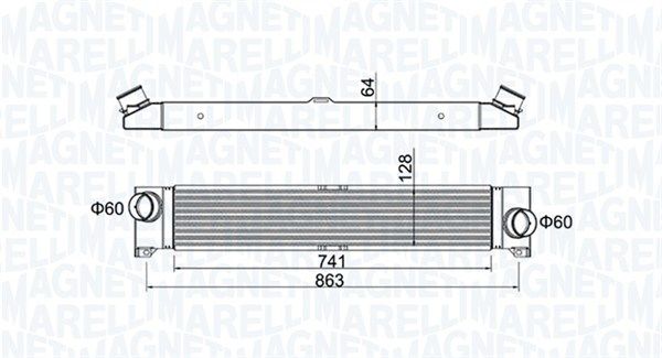 Интеркулер MAGNETI MARELLI 351319204230